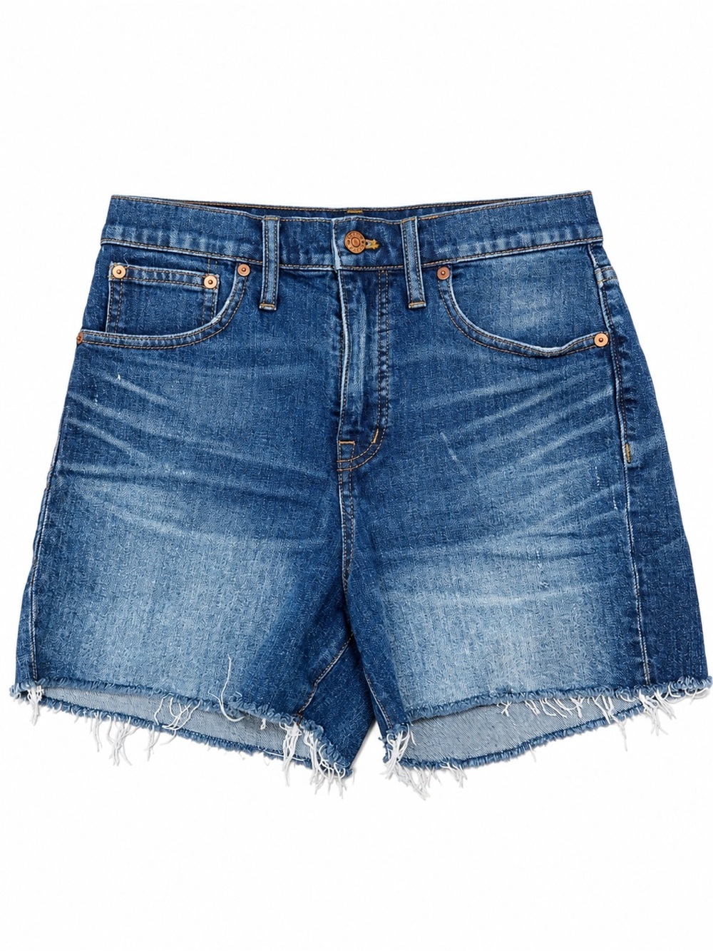 Madewell Dark Blue Denim Cutoff Shorts